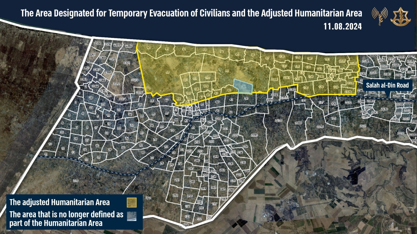 Gazze'de yeni saldırı hazırlığı... İsrail Han Yunus'ta saldıracağı bölgeyi haritadan işaretledi - 1. Resim
