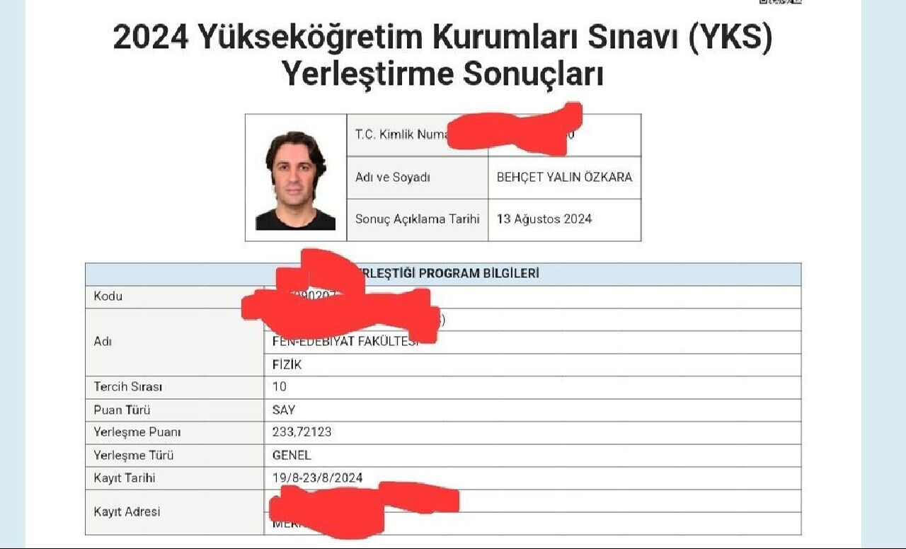 Eksi netle fizik bölümüne mi yerleşti? İddialara YÖK ve DMM'den yalanlama geldi - 4. Resim