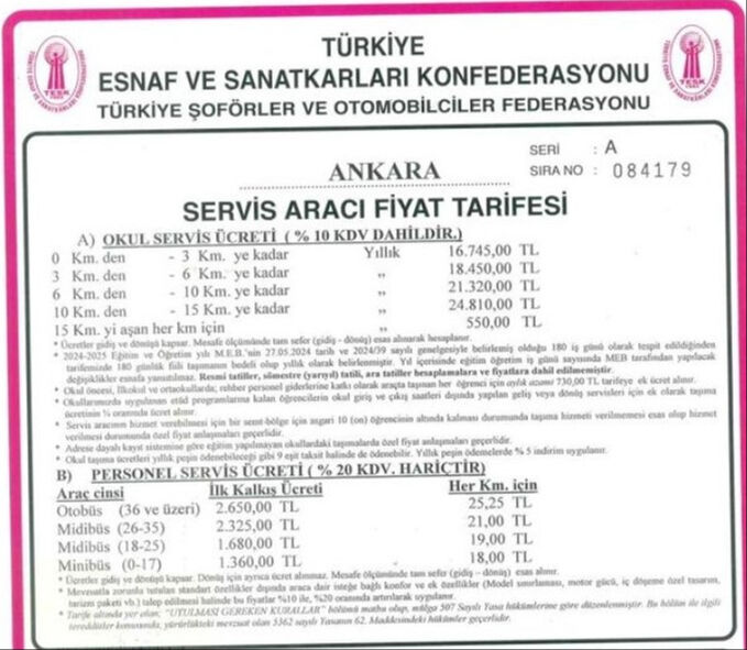 Ankara'da okul servis ücretlerine yüzde 40 zam - 1. Resim