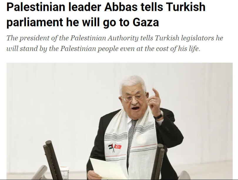 Mahmud Abbas'ın TBMM'ye damga vuran konuşması dünya basınında Mahmud Abbas'ın TBMM'ye damga vuran konuşması dünya basınında! - 3. Resim