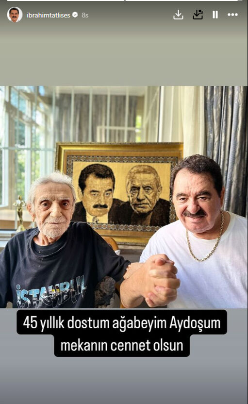 İbrahim Tatlıses'ten yakın arkadaşı Aydemir Akbaş'a veda İbrahim Tatlıses'ten yakın arkadaşı Aydemir Akbaş'a veda - 2. Resim