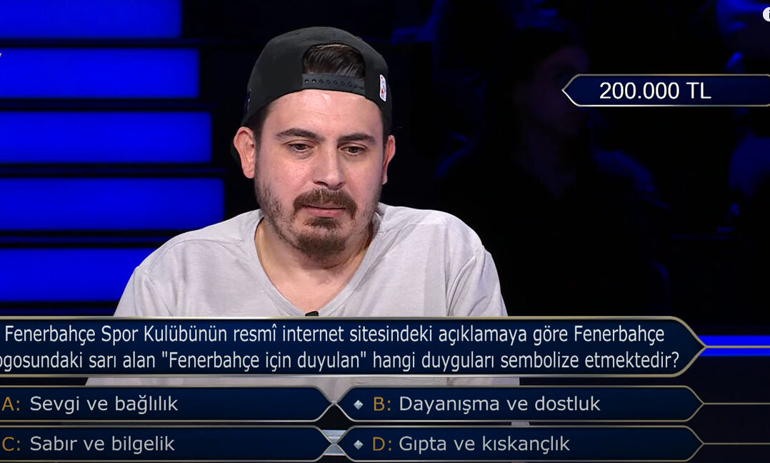 Kim Milyoner Olmak İster’de sorulan ‘Fenerbahçe’ sorusu gündem oldu - 1. Resim