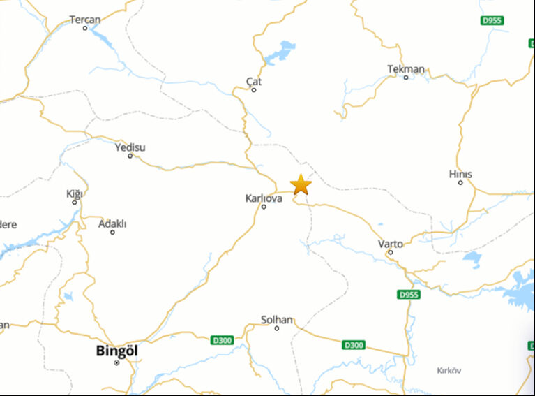 Bingöl'de korkutan deprem! AFAD ilk verileri duyurdu - 2. Resim