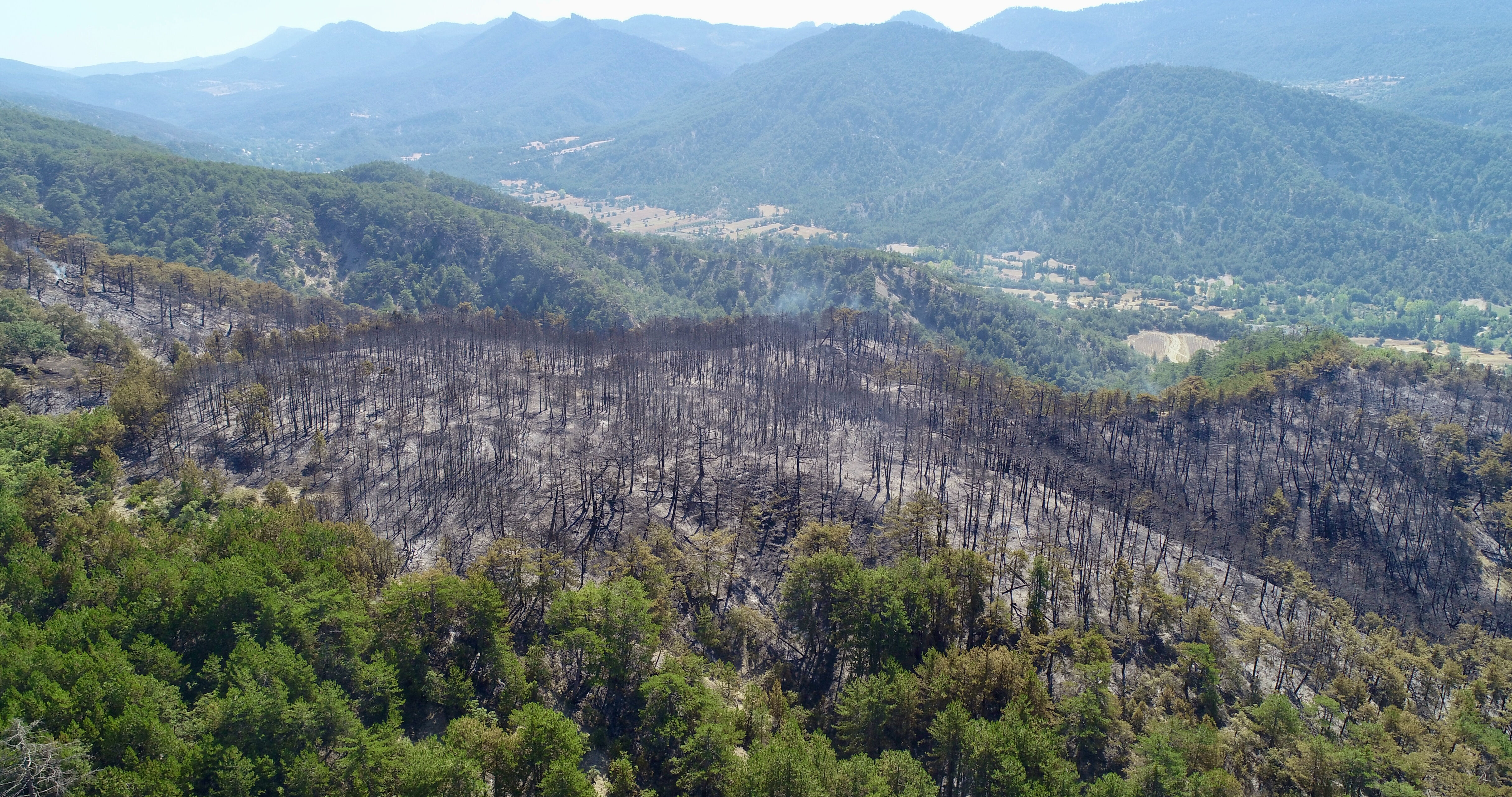 Bolu tarihinin en büyük yangını kontrol altında! Tahliye edilenler evlerine dönüyor - 4. Resim