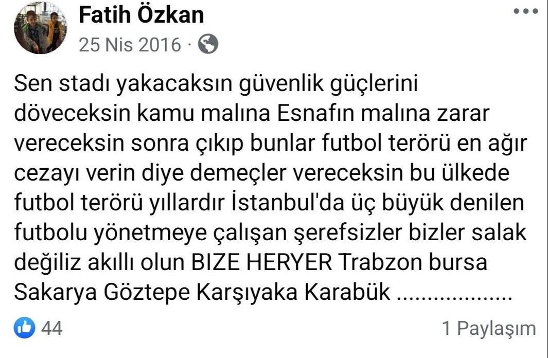 Göztepe maçında Fenerbahçe Başkanı Ali Koç'a saldıran Fatih Özkan yakalandı - 4. Resim