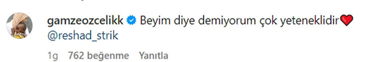 Gamze Özçelik’ten eşi Reshad Strik’e övgü dolu sözler! Hayranları yorumsuz bırakmadı - 6. Resim