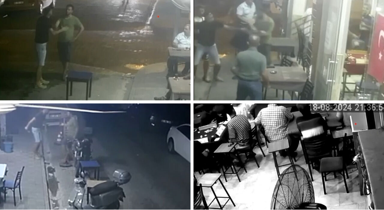 Kavgayı ayırmak istemiş! Aydın'da bir kişinin ölümüne sebep olan olay güvenlik kamerasına yansıdı Kavgayı ayırmak istemiş! Aydın'da bir kişinin ölümüne sebep olan olay güvenlik kamerasına yansıdı - 1. Resim