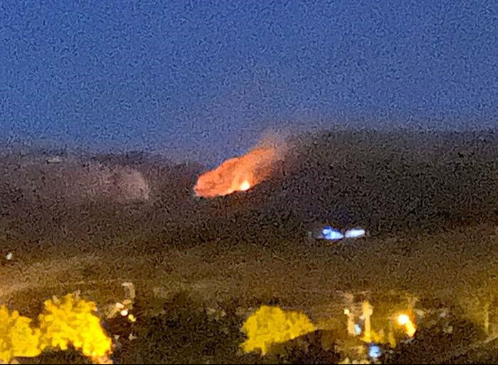 Mersin'de çıkan orman yangınına müdahale sürüyor - 1. Resim