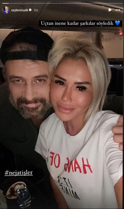 Ceylan ve Nejat İşler'in pozu olay oldu! Nejat İşler'i kimse tanıyamadı - 1. Resim