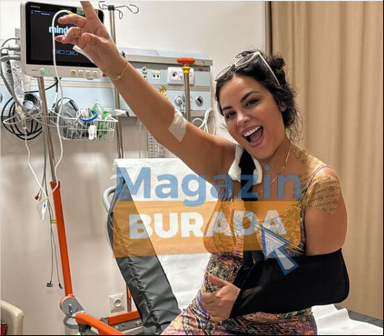 Şarkıcı Zara hastanelik oldu! Fotoğrafı korkuttu - 3. Resim