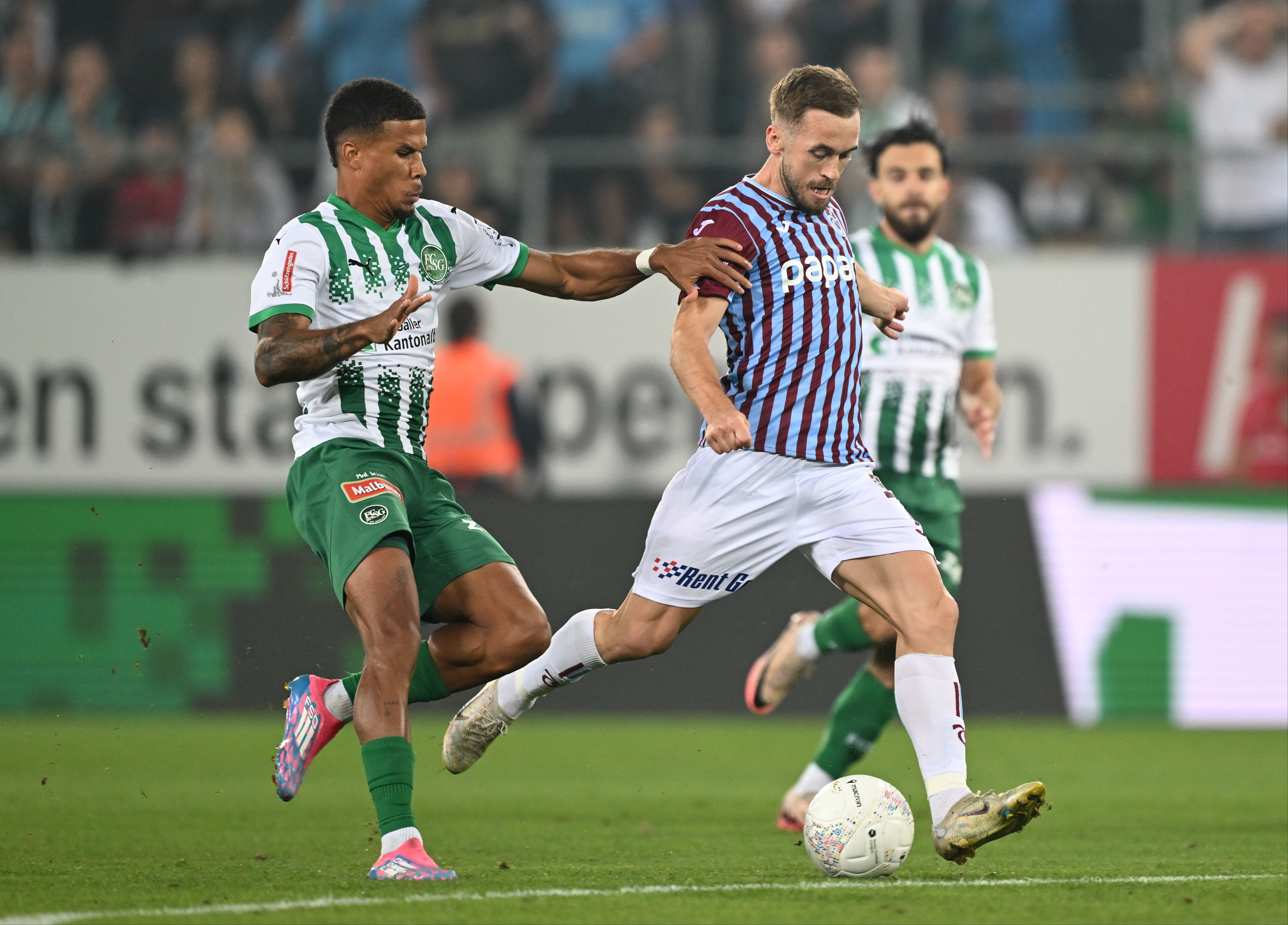 St. Gallen-Trabzonspor maçında gol sesi çıkmadı! Fırtına, Trabzon'da esecek - 1. Resim