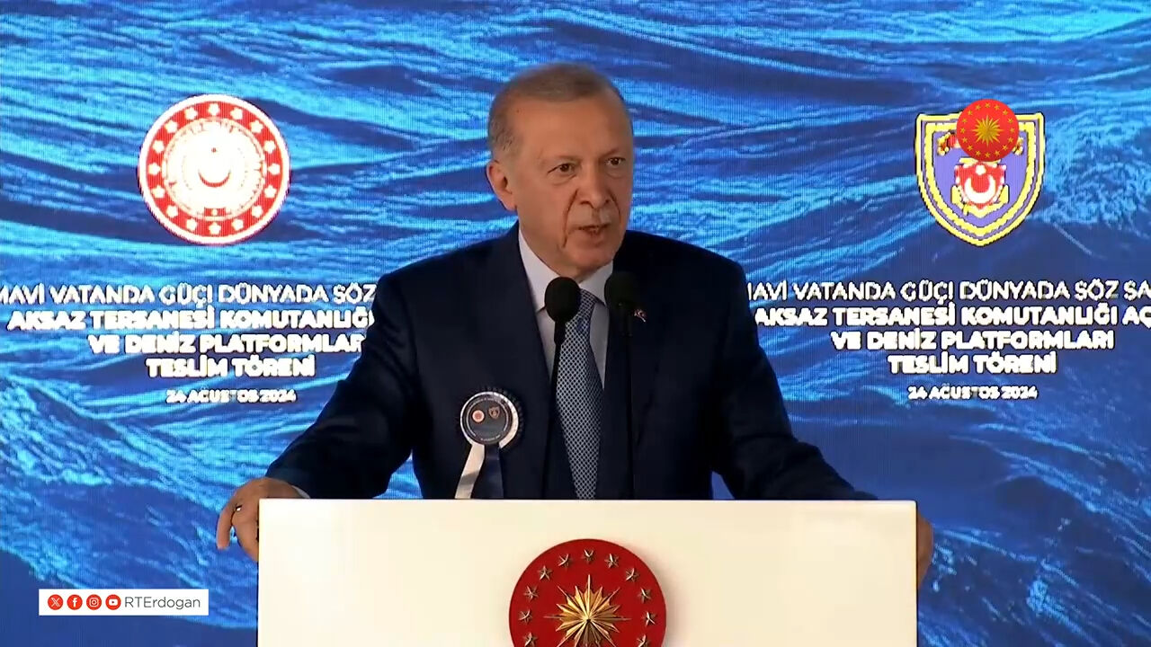 Cumhurbaşkanı Erdoğan Pirireis denizaltısının törenine katıldı! - 3. Resim