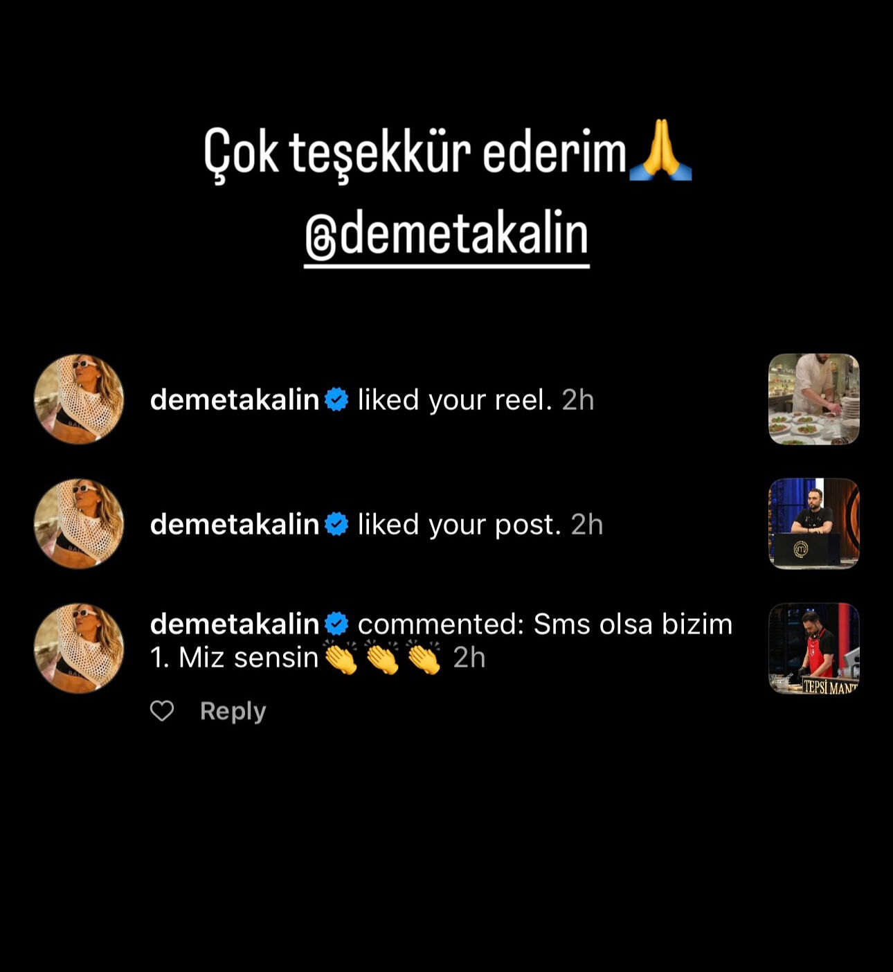 Demet Akalın MasterChef'teki favori yarışmacısını açıkladı: Bizim birincimiz sensin - 3. Resim