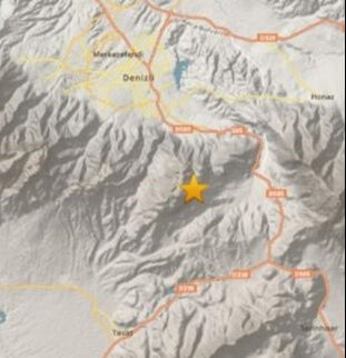 Denizli'de gece yarısı deprem! Detayları AFAD paylaştı - 1. Resim