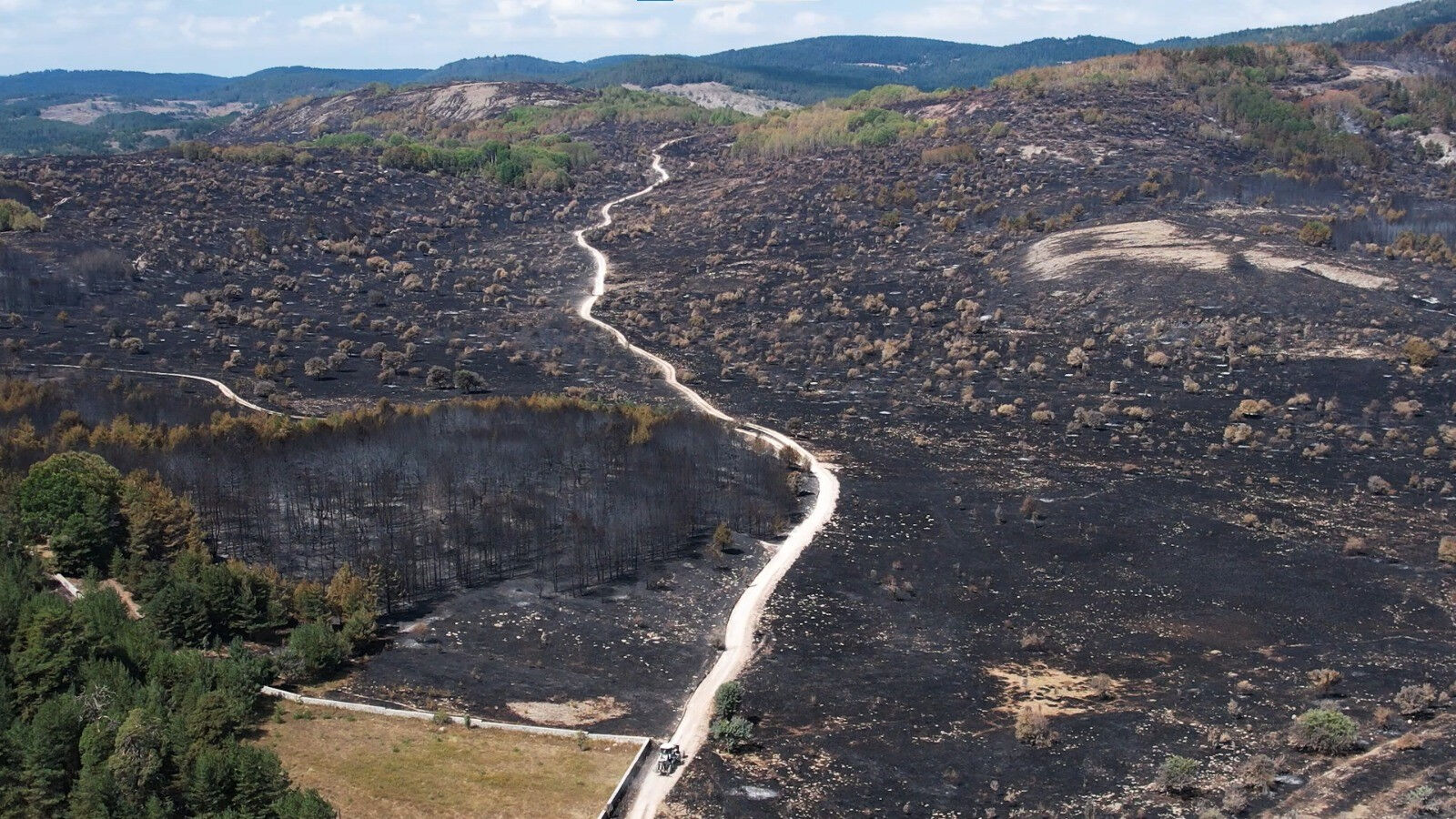 Kızılcahamam'dan Bolu'ya sıçrayan yangının feci boyutu gün ağarınca ortaya çıktı - 2. Resim