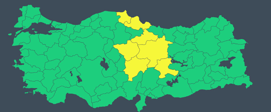 Meteoroloji sarı kodlu uyarı verdi! İstanbul dahil pek çok ilde sağanak bekleniyor - 1. Resim