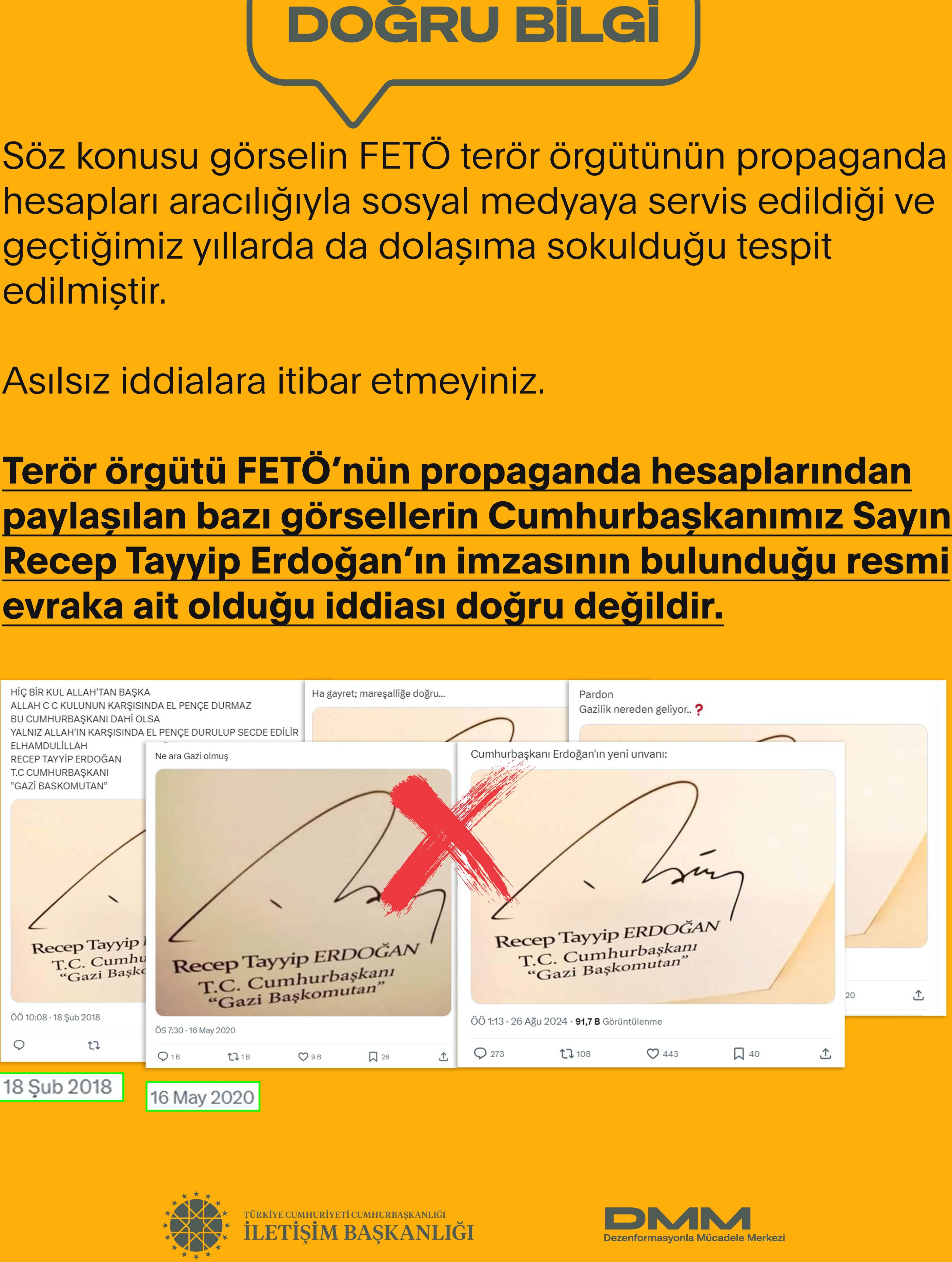 Erdoğan'ın imzasında "Gazi Başkomutan" mı yazıyor? Olay iddia i&ccedil;in a&ccedil;ıklama geldi - 1. Resim