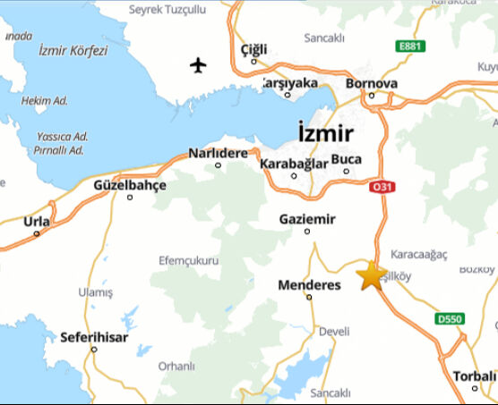 İzmir'de korkutan bir deprem oldu - 1. Resim