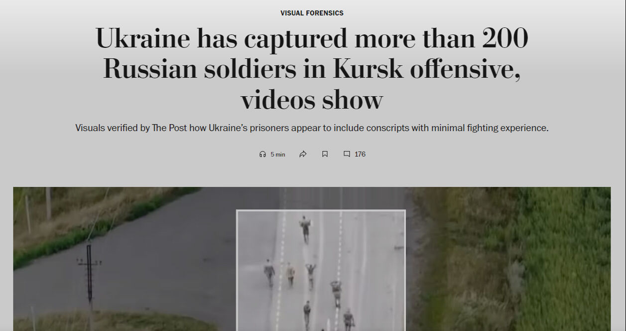 Washington Post, Rus askerlerin teslim olduğu anları paylaşarak Putin'i hedef gösterdi Washington Post, Rus askerlerin teslim olduğu anları paylaşarak Putin'i hedef gösterdi - 1. Resim