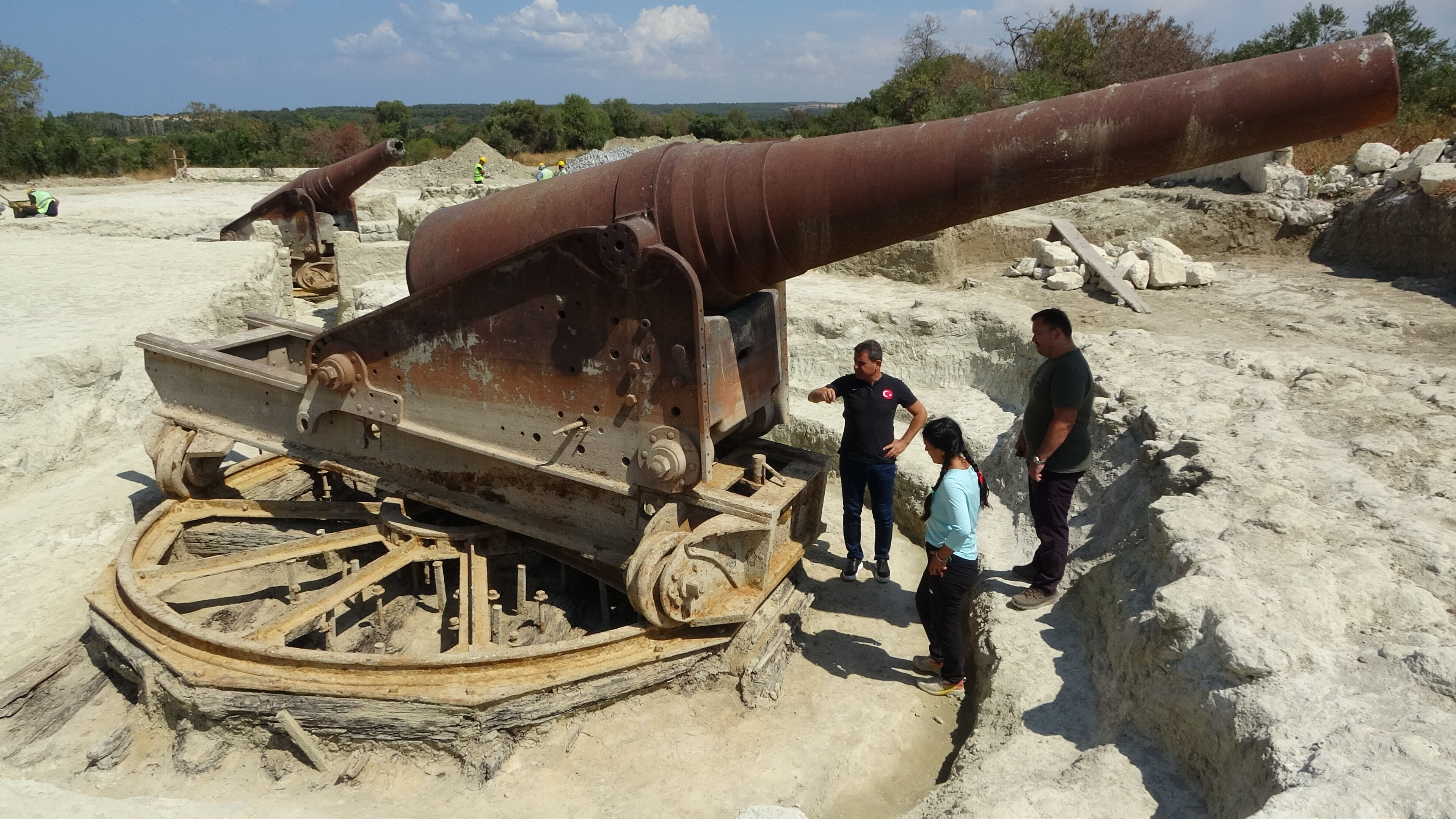 Çanakkale'de 109 yıllık Osmanlı top mevzileri ortaya çıkarıldı - 5. Resim