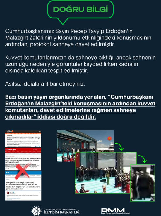 Cumhuriyet'in Cumhurbaşkanı Erdoğan hakkındaki haberine yalanlama - 3. Resim