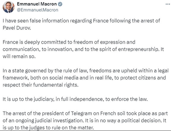 Rusya'dan Fransa'ya Telegram kurucusu Pavel Durov için önemli çağrı Rusya'dan Fransa'ya Telegram kurucusu Pavel Durov için önemli çağrı - 3. Resim