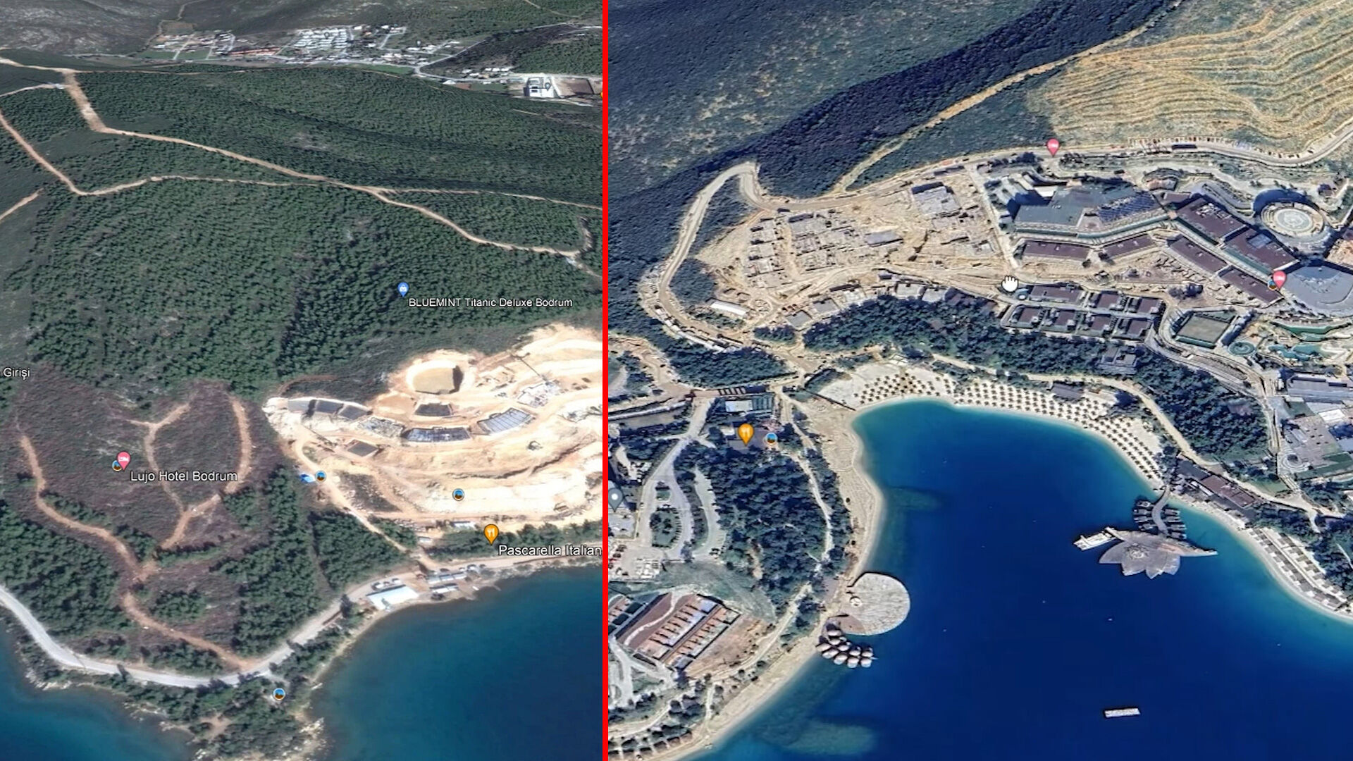 Yanan ormanlık alanlarına otel mi yapılıyor? Sosyal medyada g&uuml;ndem olmuştu... Ve a&ccedil;ıklama geldi - 1. Resim