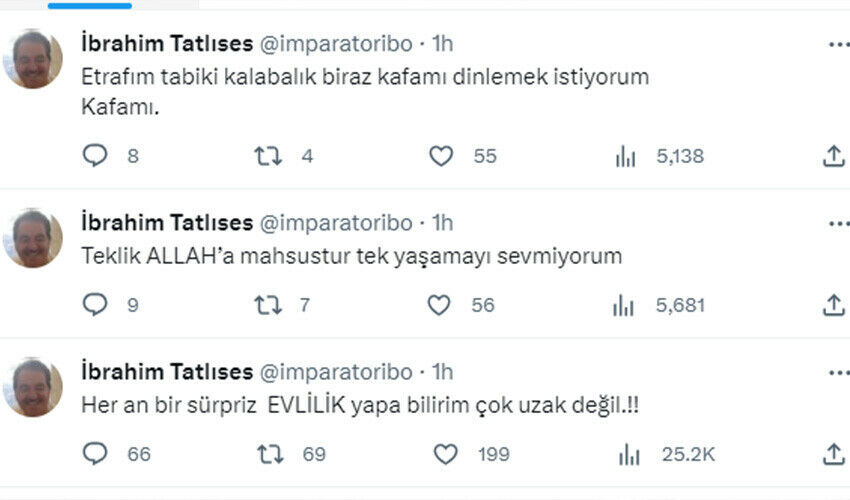 71 yaşındaki İbrahim Tatlıses'ten evlilik sinyali! Açıklaması herkesi şaşırttı 71 yaşındaki İbrahim Tatlıses'ten evlilik sinyali! Açıklaması herkesi şaşırttı - 2. Resim