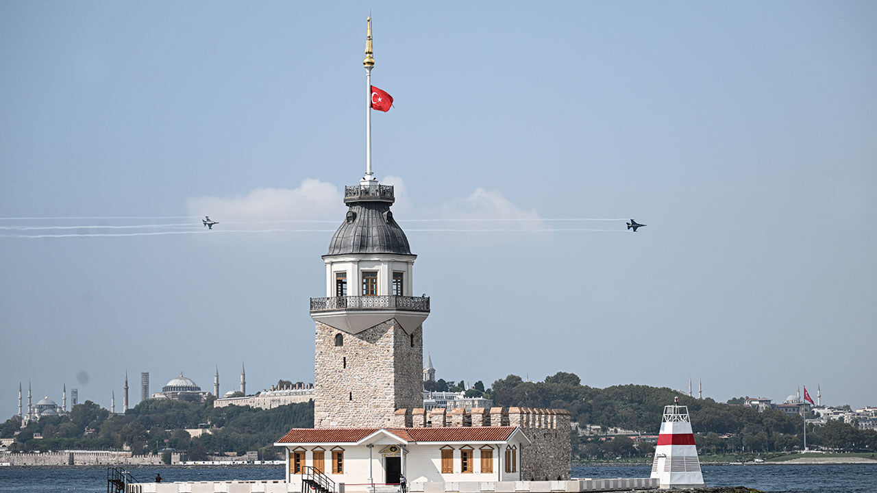 SOLOTÜRK İstanbul semalarında gövde gösterisi yaptı SOLOTÜRK İstanbul semalarında gövde gösterisi yaptı - 1. Resim