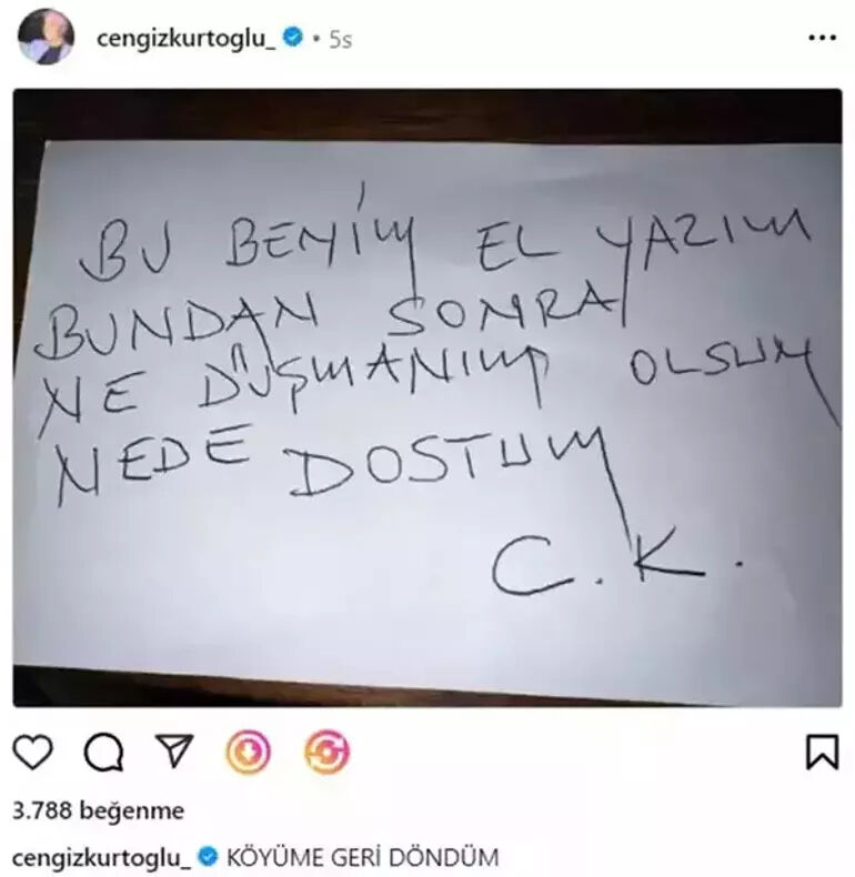 Cengiz Kurtoğlu'ndan tuhaf paylaşım! Kimse ne yaptığını anlamadı Cengiz Kurtoğlu'ndan tuhaf paylaşım! Kimse ne yaptığını anlamadı - 3. Resim