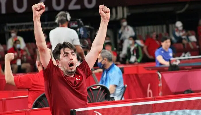 4 madalyaya ulaşan ilk ve tek Türk! Milli para masa tenisçi Abdullah Öztürk Paris'te tarihe geçti! - 1. Resim