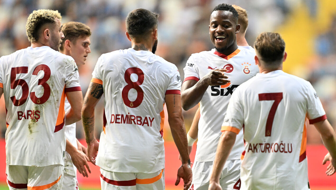 Galatasaray, Adana'da 5 attı! Son şampiyon gol olup yağdı - 1. Resim