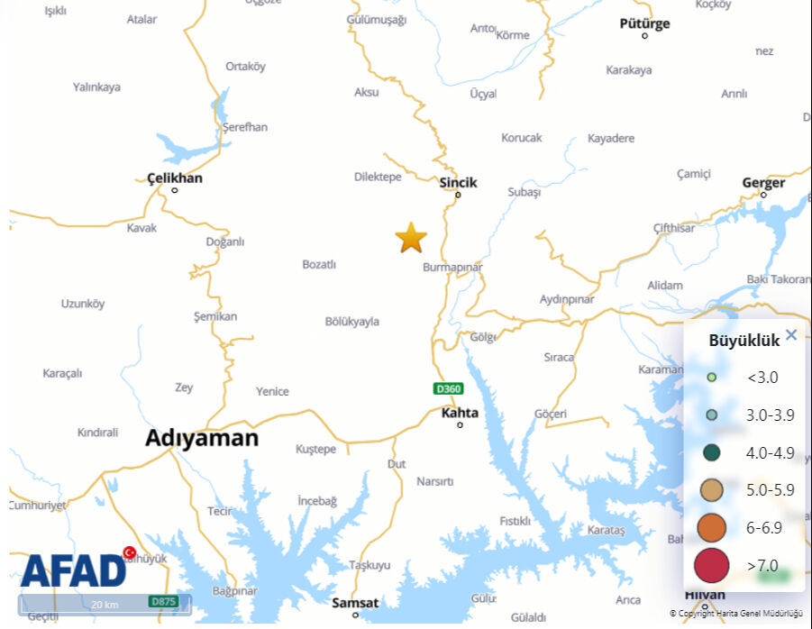 Adıyaman'da korkutan bir deprem oldu Adıyaman'da korkutan bir deprem oldu - 2. Resim