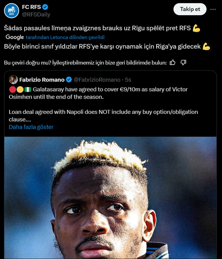 Galatasaray'da Victor Osimhen bombası! Nijeryalı forvet bu akşam İstanbul'da - 2. Resim