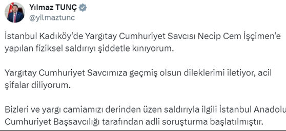 Yargıtay Cumhuriyet Savcısı Necip Cem İşçimen sokak ortasında darbedildi - 5. Resim