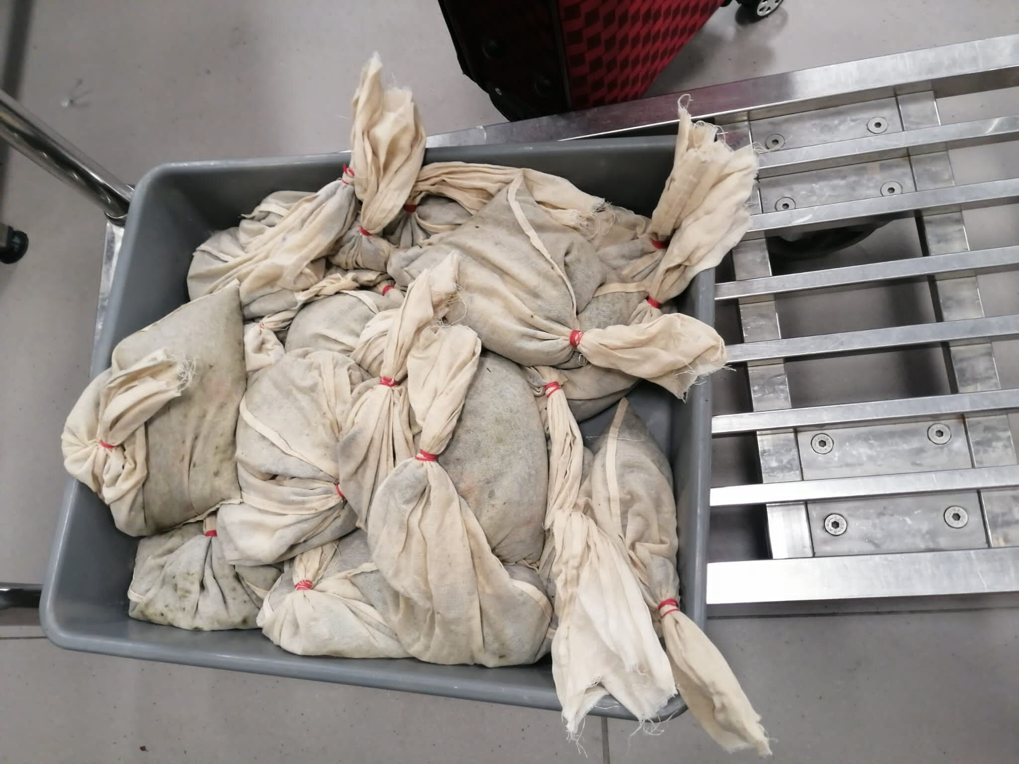 İstanbul Havalimanı'nda ekipler şoke oldu: Çuval çuval sülük sokmaya çalıştılar! - 3. Resim