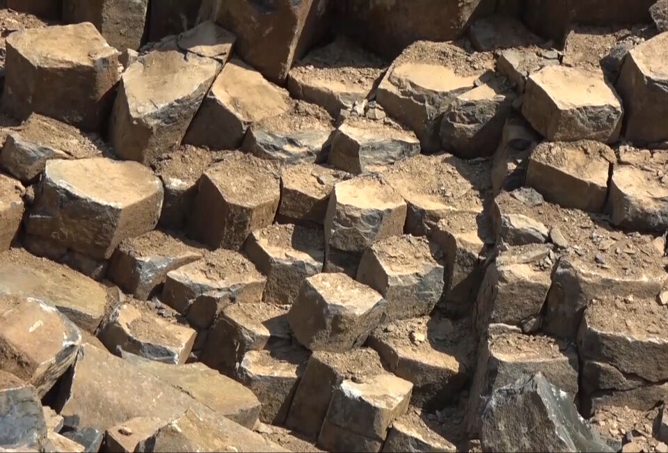 Şanlıurfa'da yol çalışmasında milyonlarca yıllık sütunlar ortaya çıktı Şanlıurfa'da yol çalışmasında milyonlarca yıllık sütunlar ortaya çıktı - 3. Resim