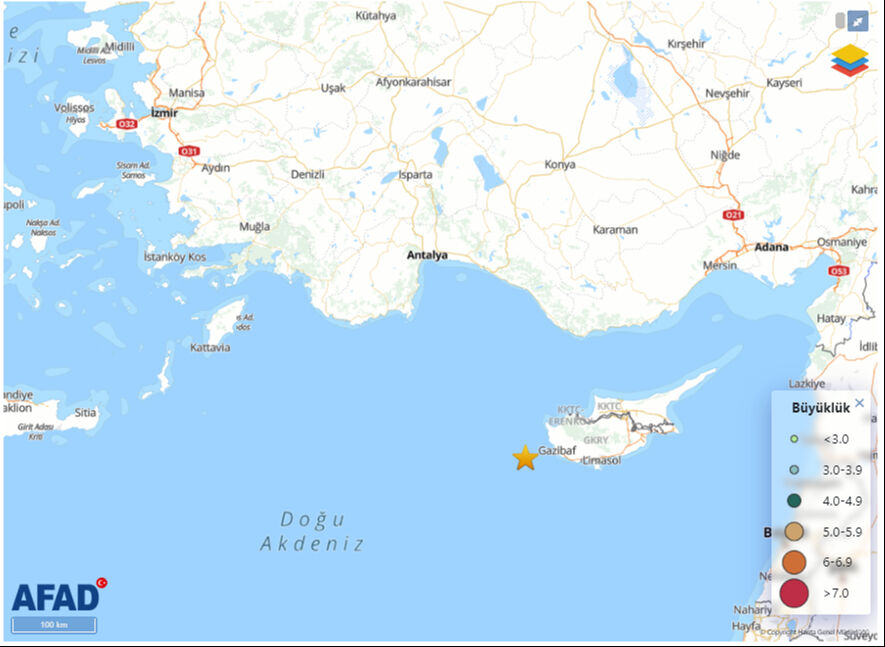 Akdeniz'de korkutan deprem! AFAD ilk verileri açıkladı - 1. Resim