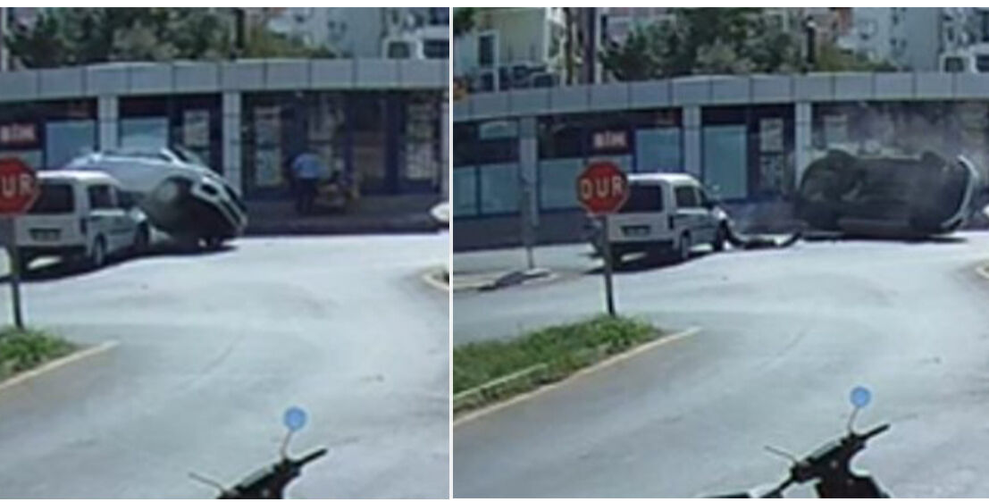 Antalya'daki kaza 'insanlık ölmemiş' dedirtti! Yardıma koşanların görüntüsü kameralara yansıdı - 1. Resim