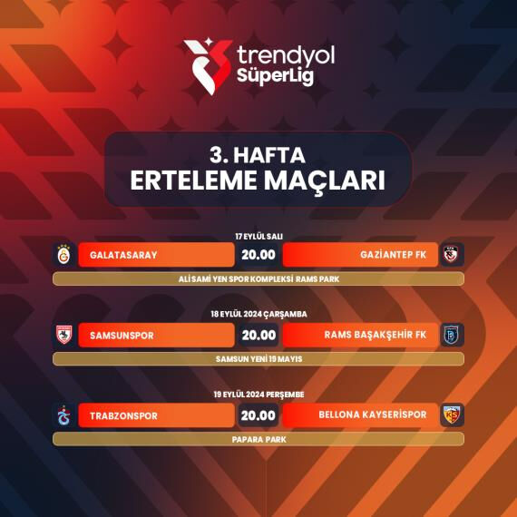 Fenerbahçe-Galatasaray derbisinin tarihi açıklandı! İşte 5 ve 6. haftanın programı - 1. Resim