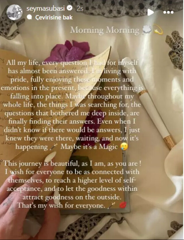 Acun Ilıcalı'nın eski eşi Şeyma Subaşı'ndan dikkat çeken paylaşım - 3. Resim