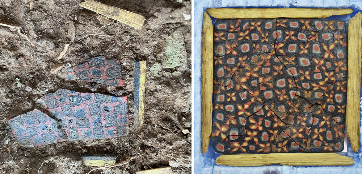 Bakan Ersoy 'Türkiye'de ilk' diyerek paylaştı: Andriake kazılarında özel cam levhalar bulundu - 1. Resim