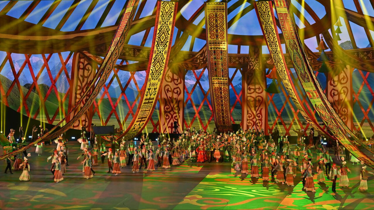 Dünya Göçebe Oyunları Kazakistan'da başladı, Bilal Erdoğan açılış töreninde konuştu Dünya Göçebe Oyunları Kazakistan'da başladı, Bilal Erdoğan açılış töreninde konuştu - 10. Resim