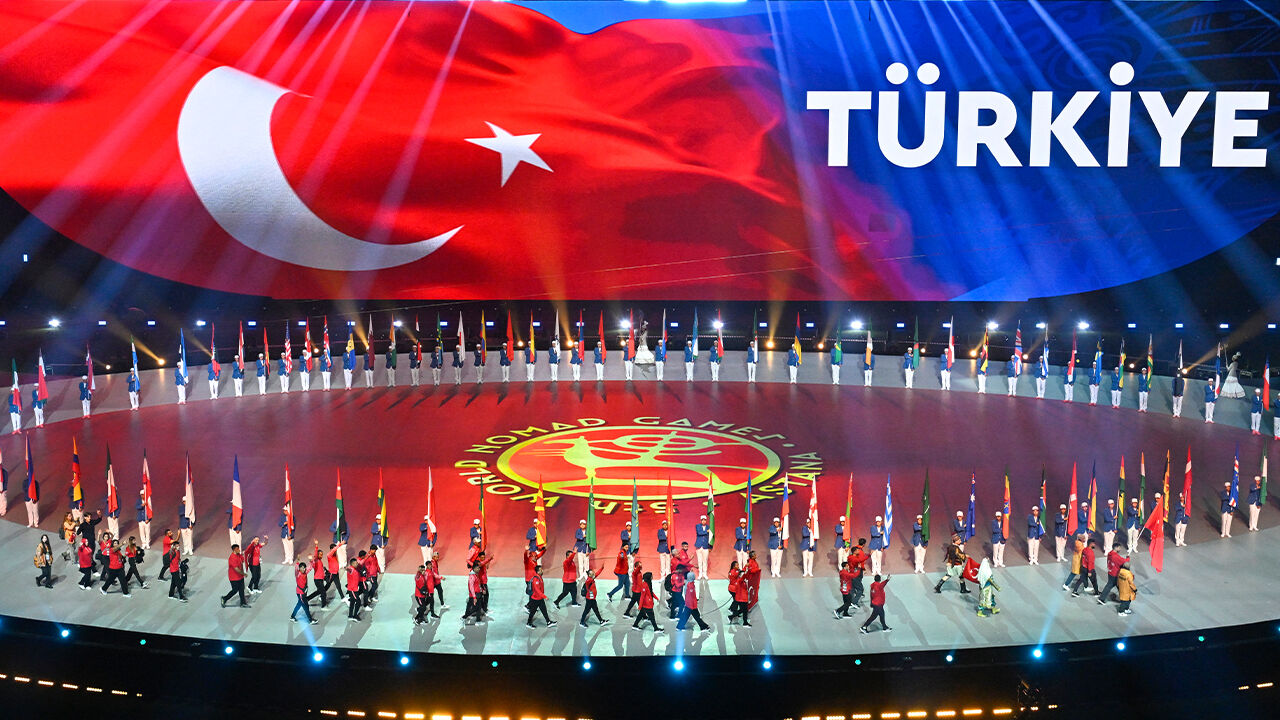 Dünya Göçebe Oyunları Kazakistan'da başladı, Bilal Erdoğan açılış töreninde konuştu Dünya Göçebe Oyunları Kazakistan'da başladı, Bilal Erdoğan açılış töreninde konuştu - 1. Resim