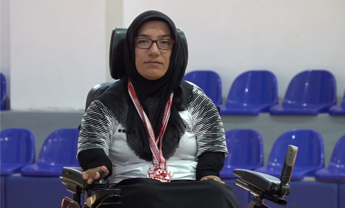 Bedensel engelli Lütfiye 1 aylık antrenmanla bocciada Türkiye ikincisi oldu - 2. Resim