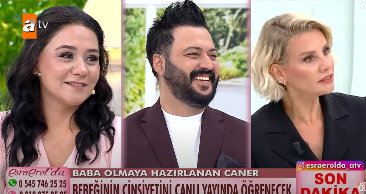 Esra Erol'da yapılan cinsiyet partisi tepki çekti! - 1. Resim