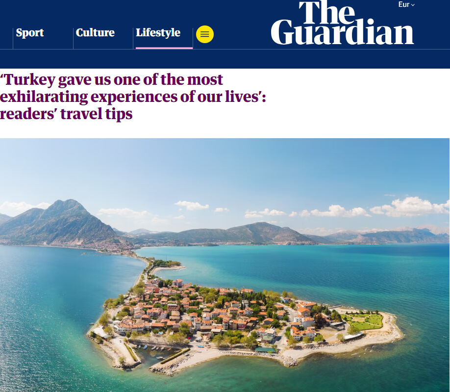 İngiliz The Guardian, Türkiye'nin doğasını, tarihi mirasını ve lezzetlerini gündeme taşıdı - 1. Resim