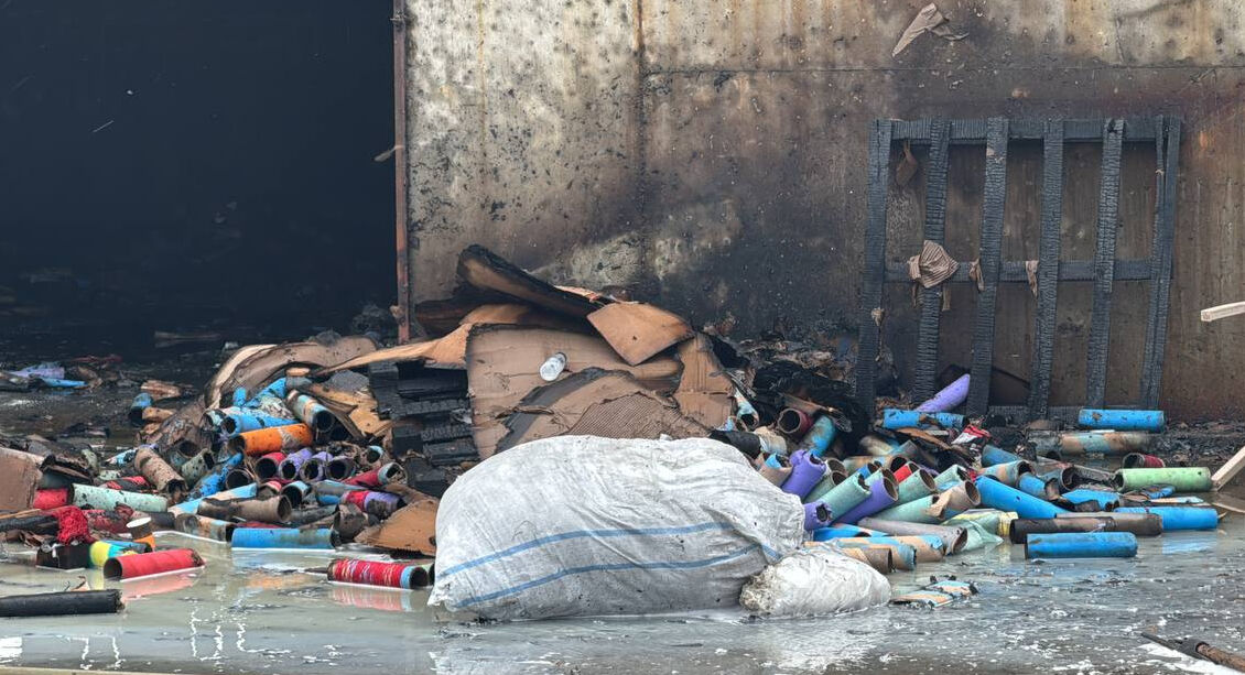İstanbul Çatalca'da fabrika yangını! Ekipler olay yerinde - 1. Resim