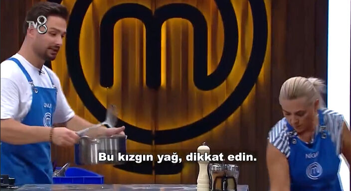 MasterChef'te yürekleri ağza getiren anlar! Yarışmacının yüzüne kızgın yağ döküldü - 3. Resim