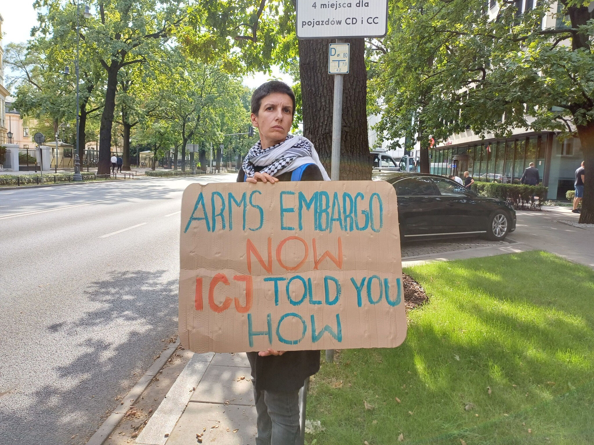 Blinken'a Varşova'da soğuk duş! Polonyalılardan 'soykırımı destekliyorsun' sloganları - 1. Resim